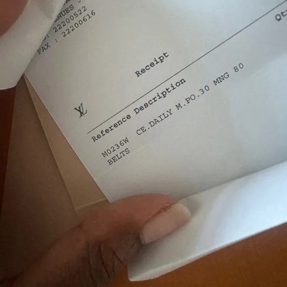 Louis Vuitton Monogram Belt in Brown and Gold - Picture 2 of 5